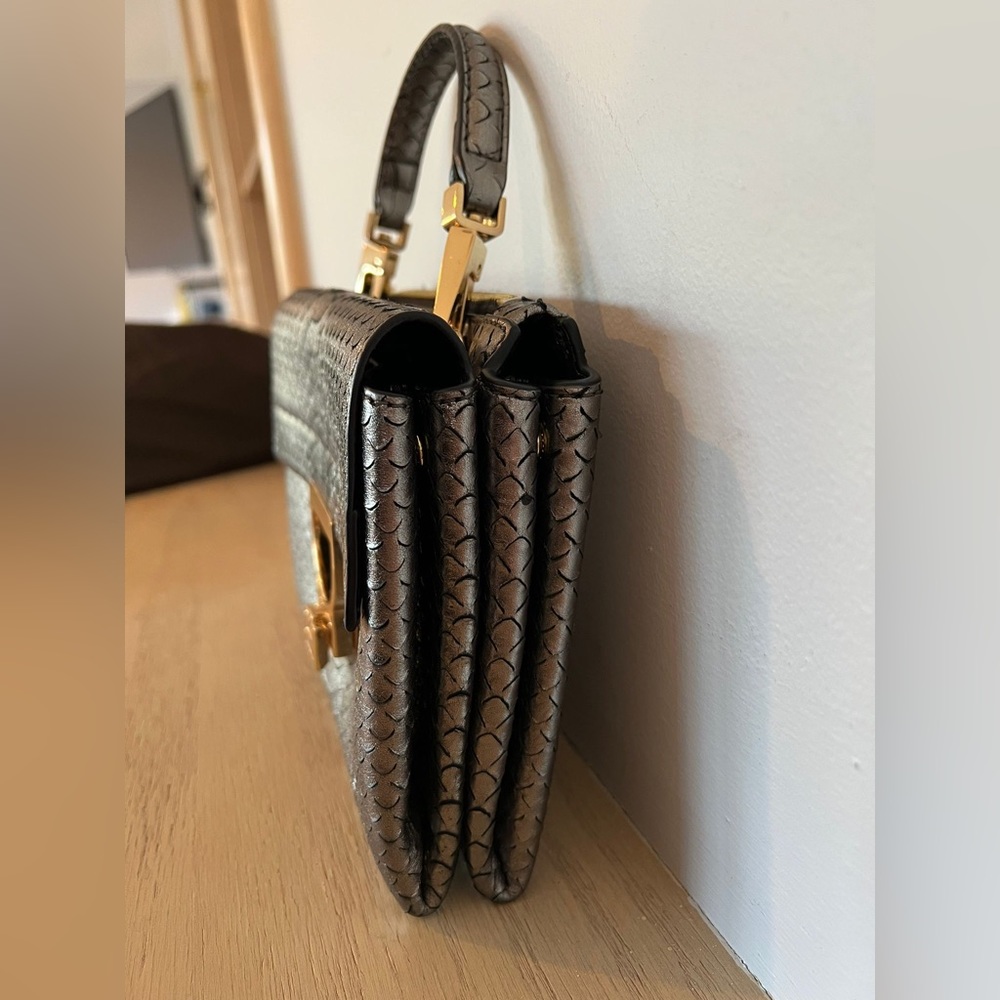 Coccinelle Metallic Python Leather Mini Bag - image 3